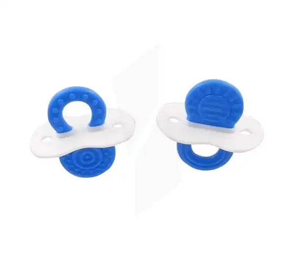 Dbb Remond Lot De 2 Sucettes De Dentition - Bleu - Dès 4 Mois