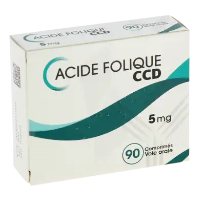 Acide Folique Ccd 5 Mg, Comprimé à Angers