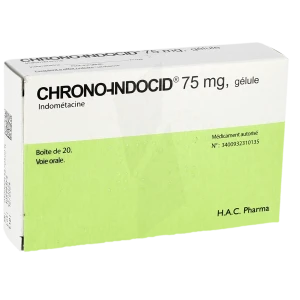 Chrono-indocid 75 Mg, Gélule