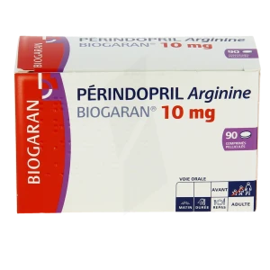 Perindopril Arginine Biogaran 10 Mg, Comprimé Pelliculé