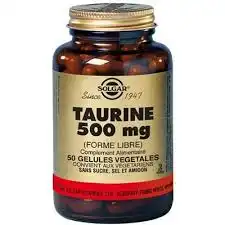 Solgar Taurine 500 Mg à PARIS