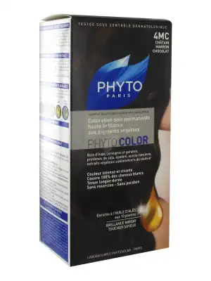 Phytocolor Coloration Permanente Phyto Chatain Marron Chocolat 4mc à Embrun