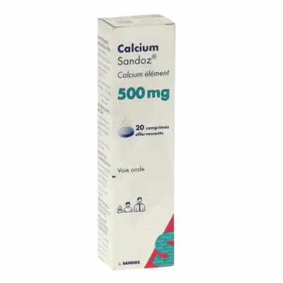 Calcium Sandoz 500 Mg, Comprimé Effervescent à Libourne
