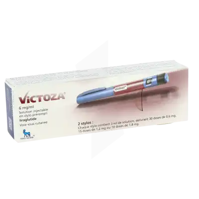 Victoza 6 Mg/ml, Solution Injectable En Stylo Prérempli à Nice
