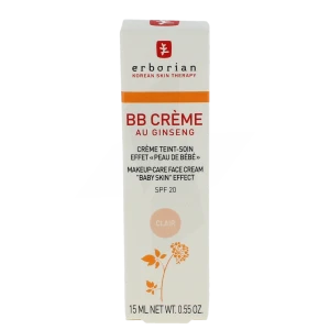 Erborian Bb Crème Au Ginseng Clair T/15ml