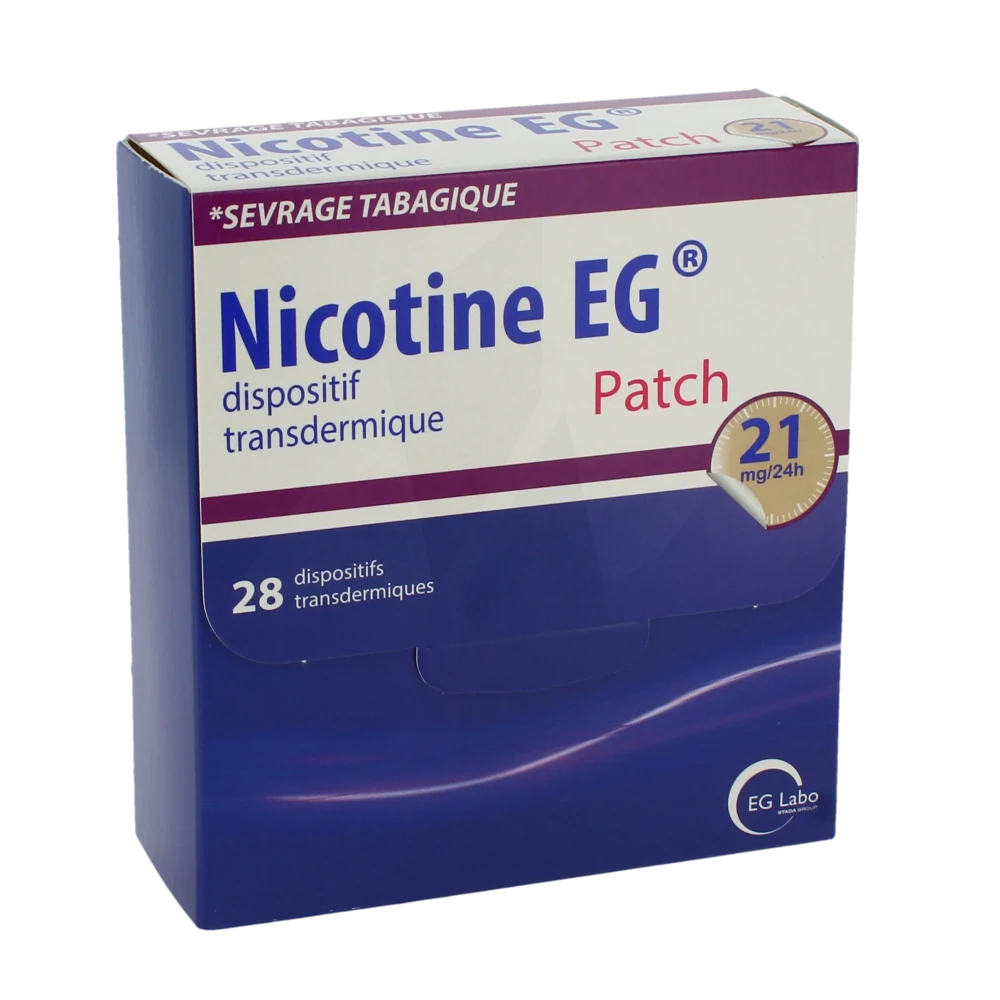 Nicotine Eg 21 Mg/24 H, Dispositif Transdermique