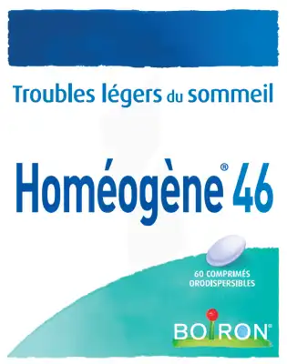 Boiron Homéogène 46 Comprimés Orodispersibles à Ploermel