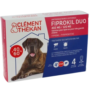 Fiprokil Duo 402 Mg/120 Mg Solution Pour Spot-on Pour Tres Grands Chiens, Solution Pour Spot-on