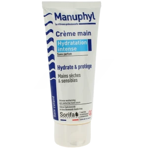Manuphyl® Hydratation Intense Crème Main Hydratante Et Protectrice Tube 100ml