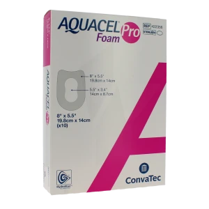 Aquacel Foam Pro 19,8cmx14cm B/10