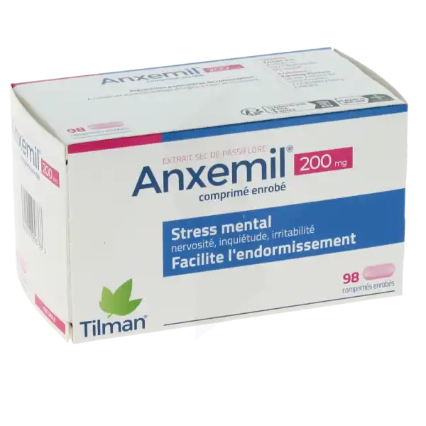 Anxemil 200 Mg, Comprimé Enrobé