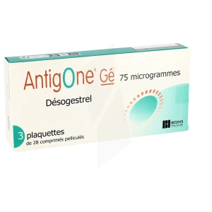 Antigone 75 Microgrammes, Comprimé Pelliculé