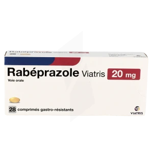 Rabeprazole Viatris 20 Mg, Comprimé Gastro-résistant
