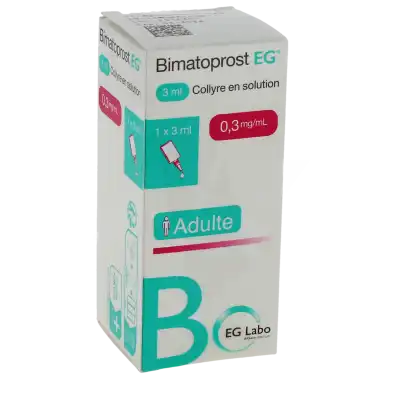 Bimatoprost Eg 0,3 Mg/ml, Collyre En Solution à Paris