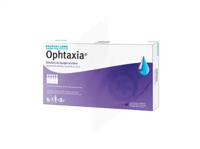 Ophtaxia Solution Tamponnée Lavage Oculaire 10 Unidoses/5ml à PINS-JUSTARET
