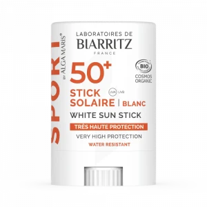 Laboratoires De Biarritz Sport By Algamaris Spf50+ Stick Solaire Blanc Bio Stick/12g