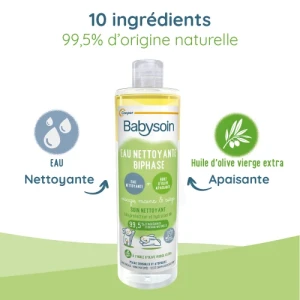 Babysoin Eau Nettoyante Biphase Fl/400ml