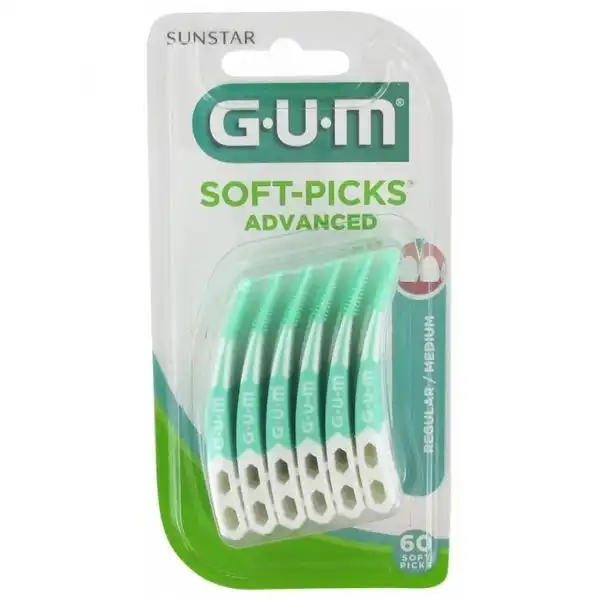 Gum Soft Picks Advanced Pointe Interdentaire Standard B/60