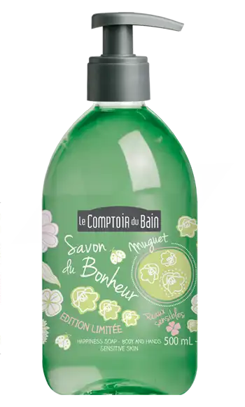 Le Comptoir Du Bain Savon Du Bonheur Fl Pompe/500ml