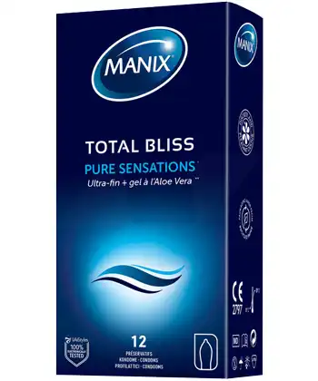 Manix Totalbliss Préservatifs Ultra Fins Lubrifiés B/12