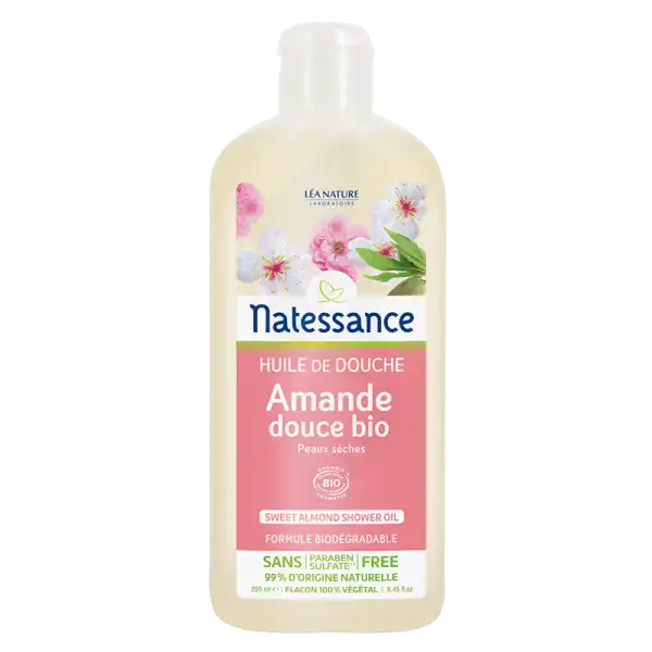 Natessance Huile De Douche Amande 250ml