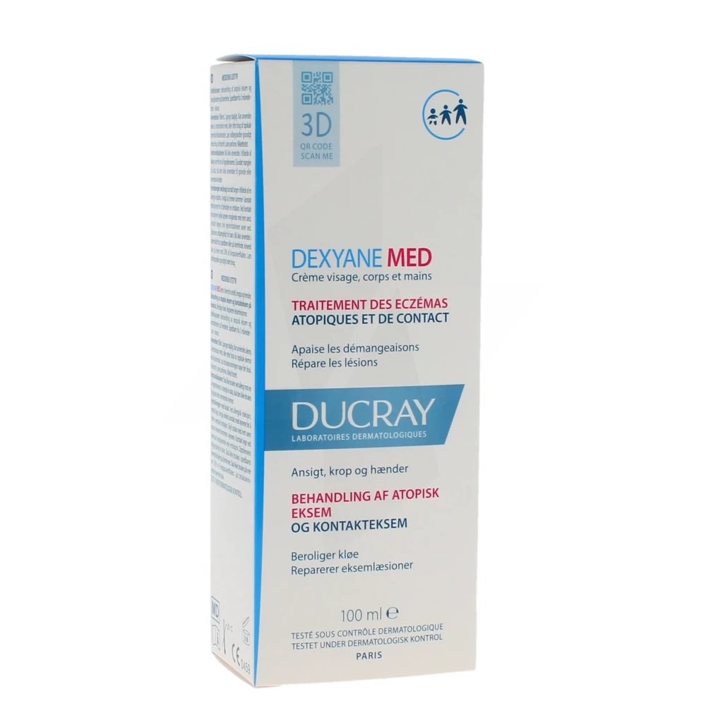 Dexyane Med Crème Réparatrice Apaisante Tube De 100 Ml