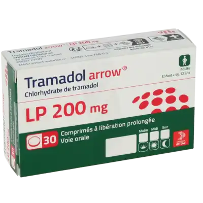 TRAMADOL ARROW L.P. 200 mg, comprimé à libération prolongée