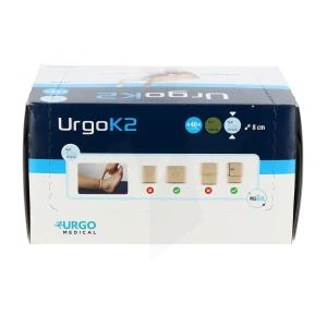 Urgok2 Bandage Multitype Système De Compression Veineuse Bi-bande 25-32/8cm