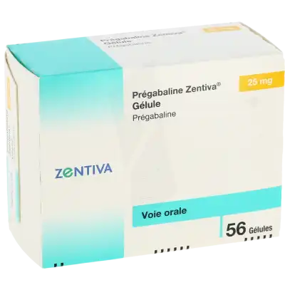 Pregabaline Zentiva 25 Mg, Gélule à Bordeaux