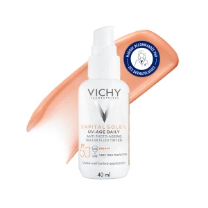 Vichy Capital Soleil Uv-age Daily Teinte Spf50+ Flacon Pompe/40ml