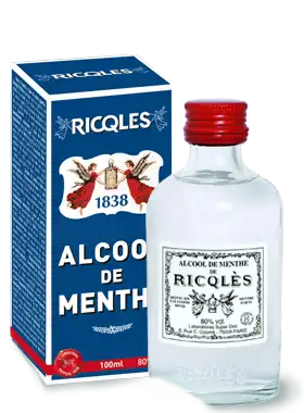 Ricqles 80° Alcool De Menthe 100ml à Saint Orens de Gameville
