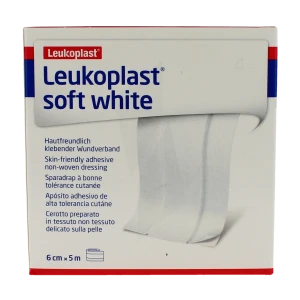 Leukoplast Soft White Pansement à Découper 6cmx5m B/1