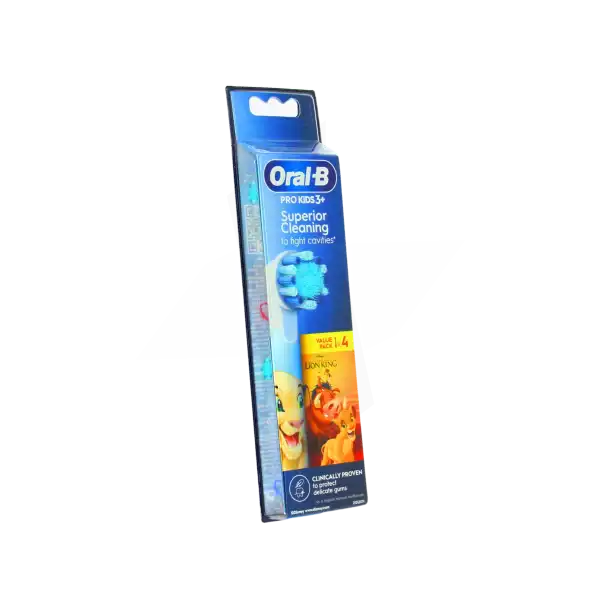 Oral B Pro Kids Brossette Roi Lion Blister/4