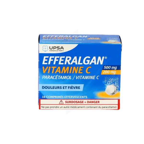 Efferalgan Vitamine C 500 Mg/200 Mg , Comprimé Effervescent