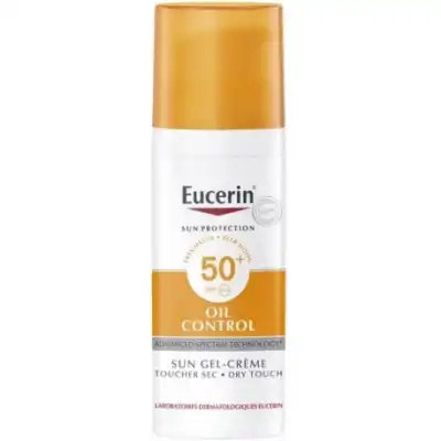 Eucerin Sun Oil Control Spf50+ Gel Crème Visage Fl Pompe/50ml à CANEJAN