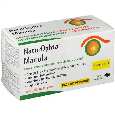 Naturophta Macula Caps Vieillissement Oculaire B/180 à ROMORANTIN-LANTHENAY