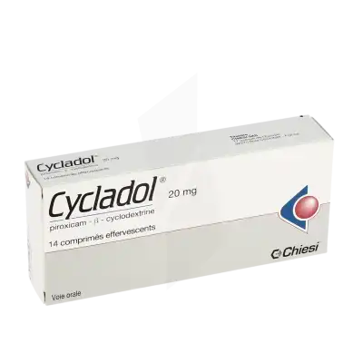 Cycladol 20 Mg, Comprimé Effervescent à MERINCHAL