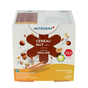 Nutrisens Cerealnut Hp+ Nutriment Saveur Praliné 6sach/50g