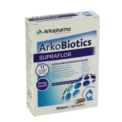 Arkobiotics Supraflor Ferments Lactiques Gélules B/30 à TOULOUSE