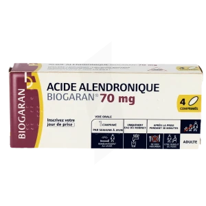 Acide Alendronique Biogaran 70 Mg, Comprimé