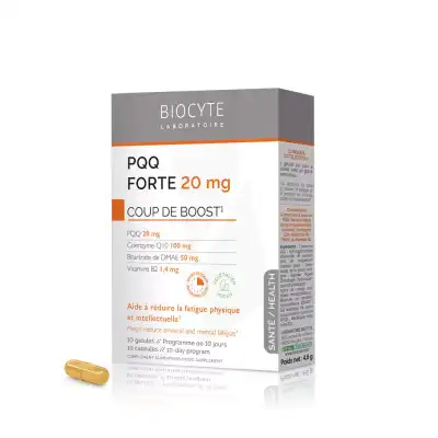 Biocyte Pqq Forte Gélules B/10 à St Médard En Jalles