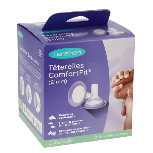 Lansinoh Comfort Fit Téterelle 21mm B/2