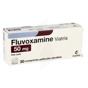 Fluvoxamine Viatris 50 Mg, Comprimé Pelliculé Sécable