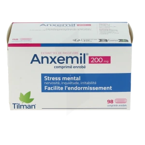 Anxemil 200 Mg, Comprimé Enrobé