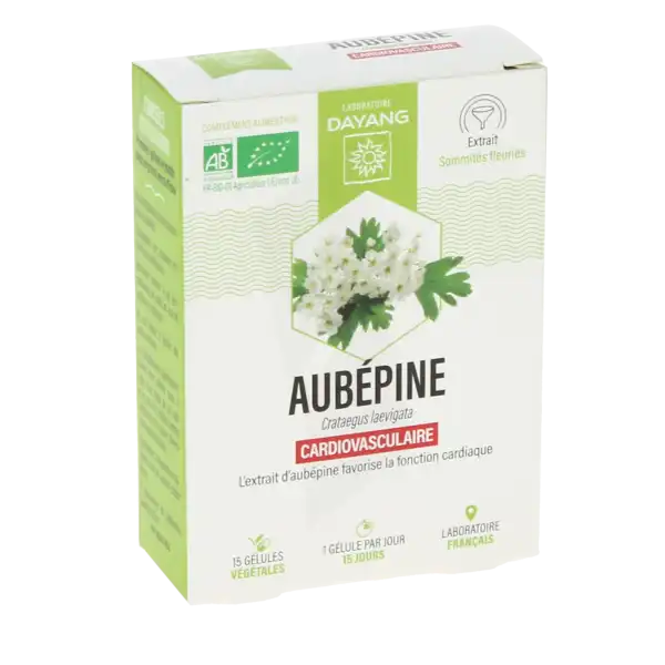 Dayang Aubépine Bio 15 Gélules