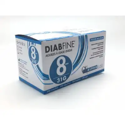 Diabfine Aiguille Pour Stylo Injecteur 31gx8mm B/100 à FLEURANCE