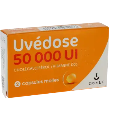 UVEDOSE 50 000 UI, capsule molle