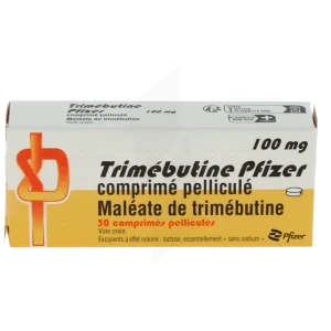 Trimebutine Pfizer 100 Mg, Comprimé Pelliculé