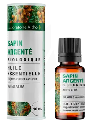 Laboratoire Altho Huile Essentielle Sapin Argenté Bio 10ml à Villeneuve-sur-Lot