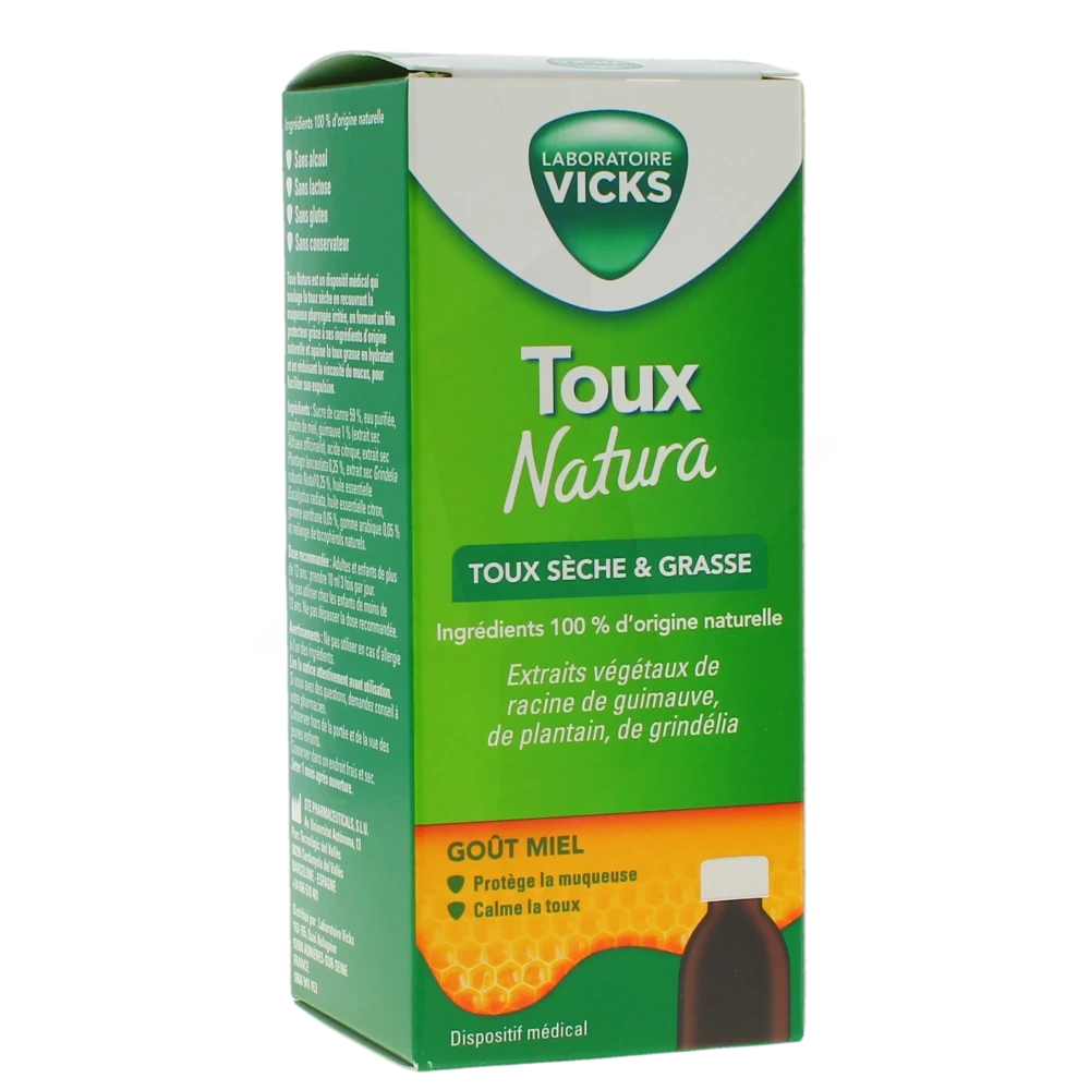 Toux Natura Sirop Flacon De 140 Ml